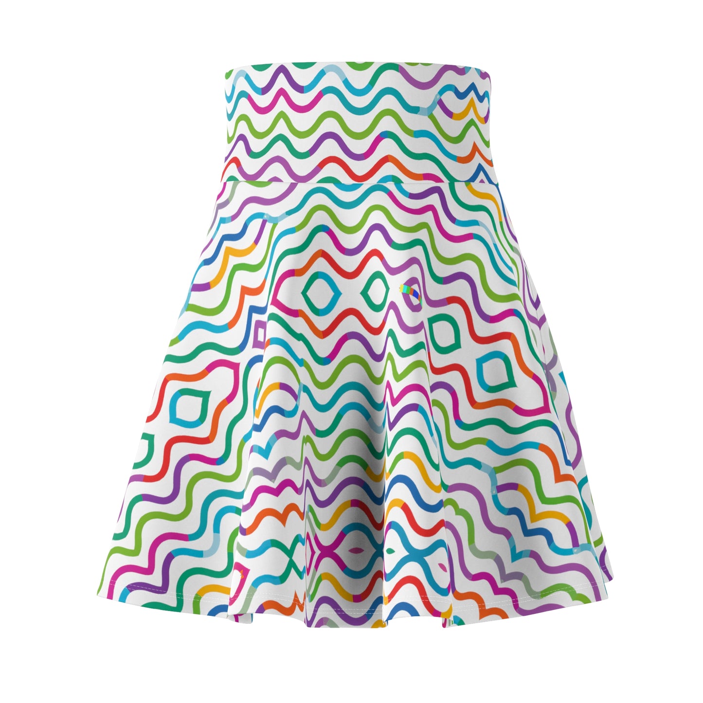 Women's Skater Skirt White