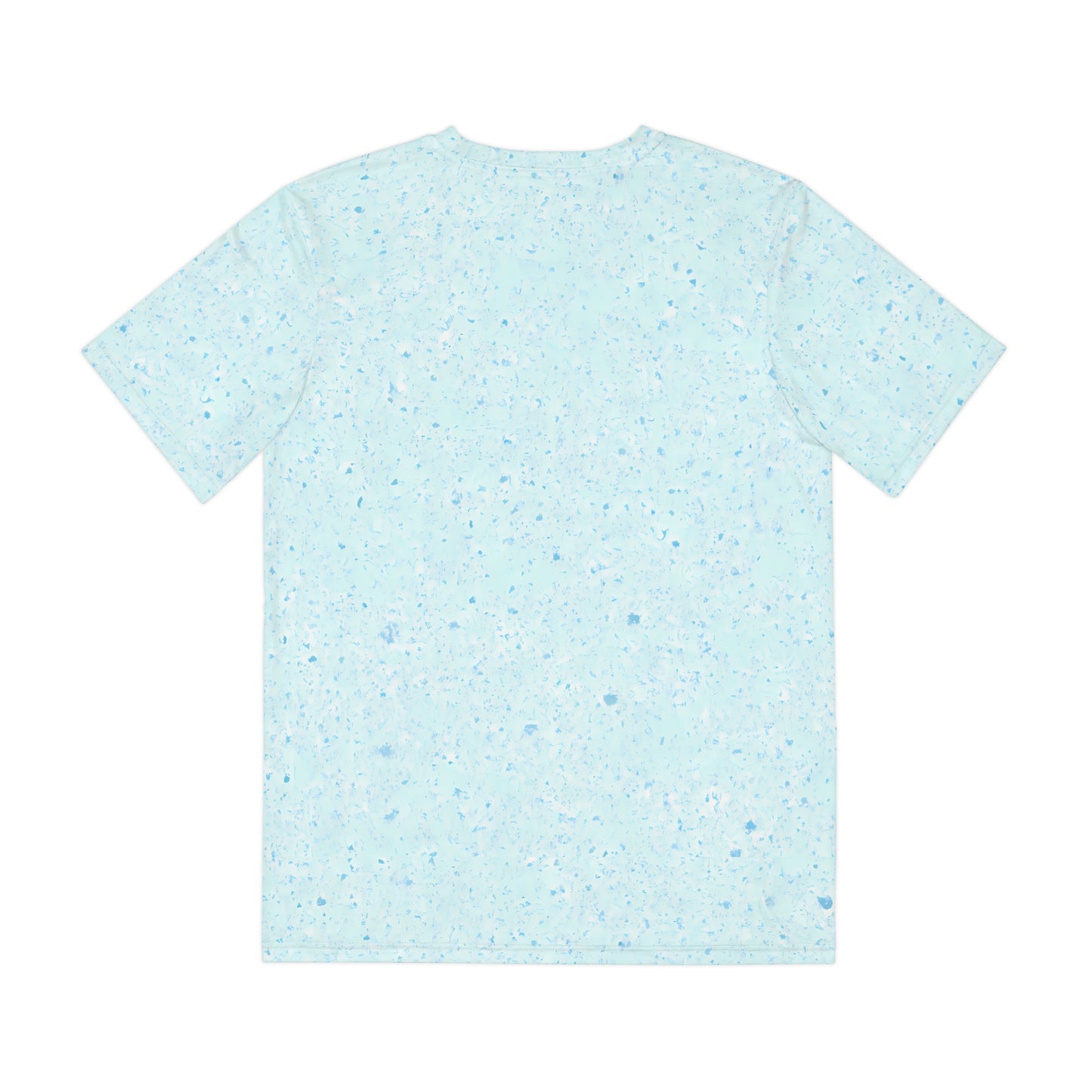 Men's Polyester Tee Blue Noice