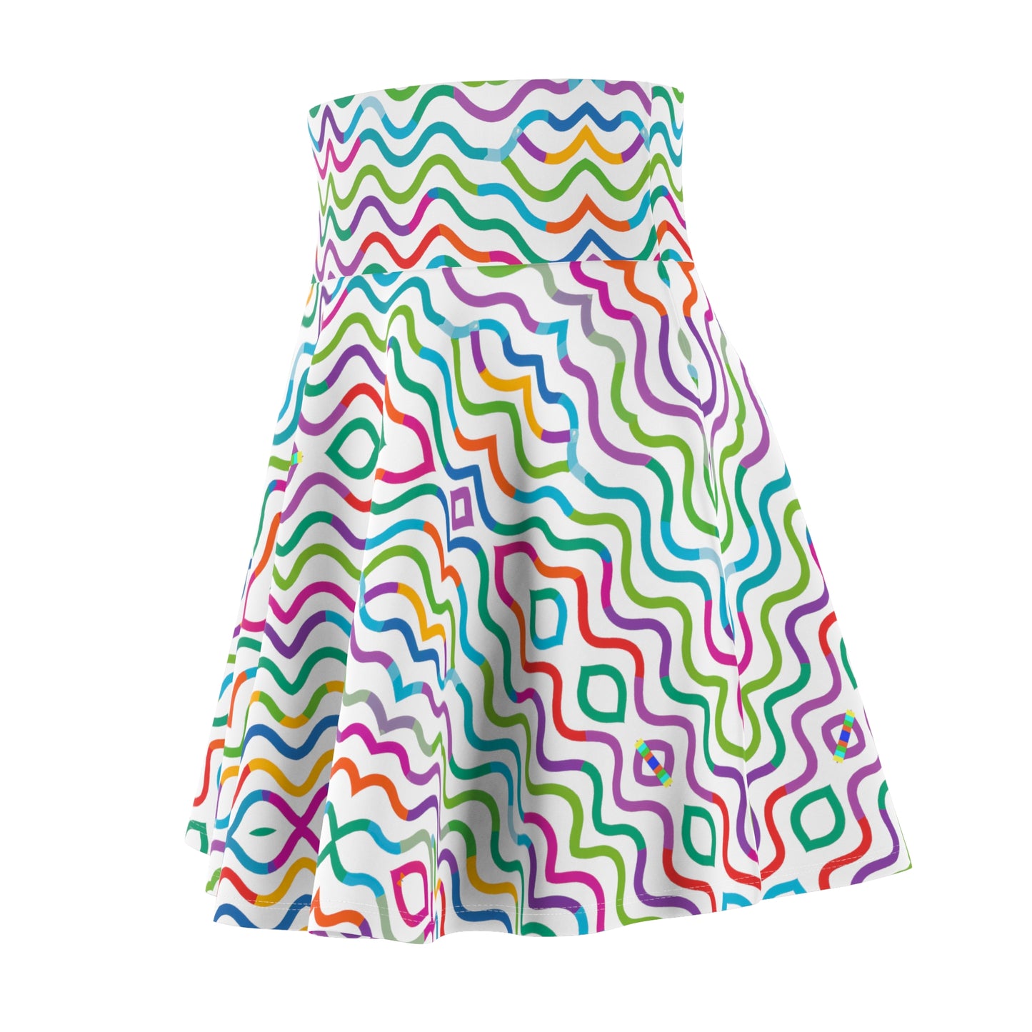 Women's Skater Skirt White