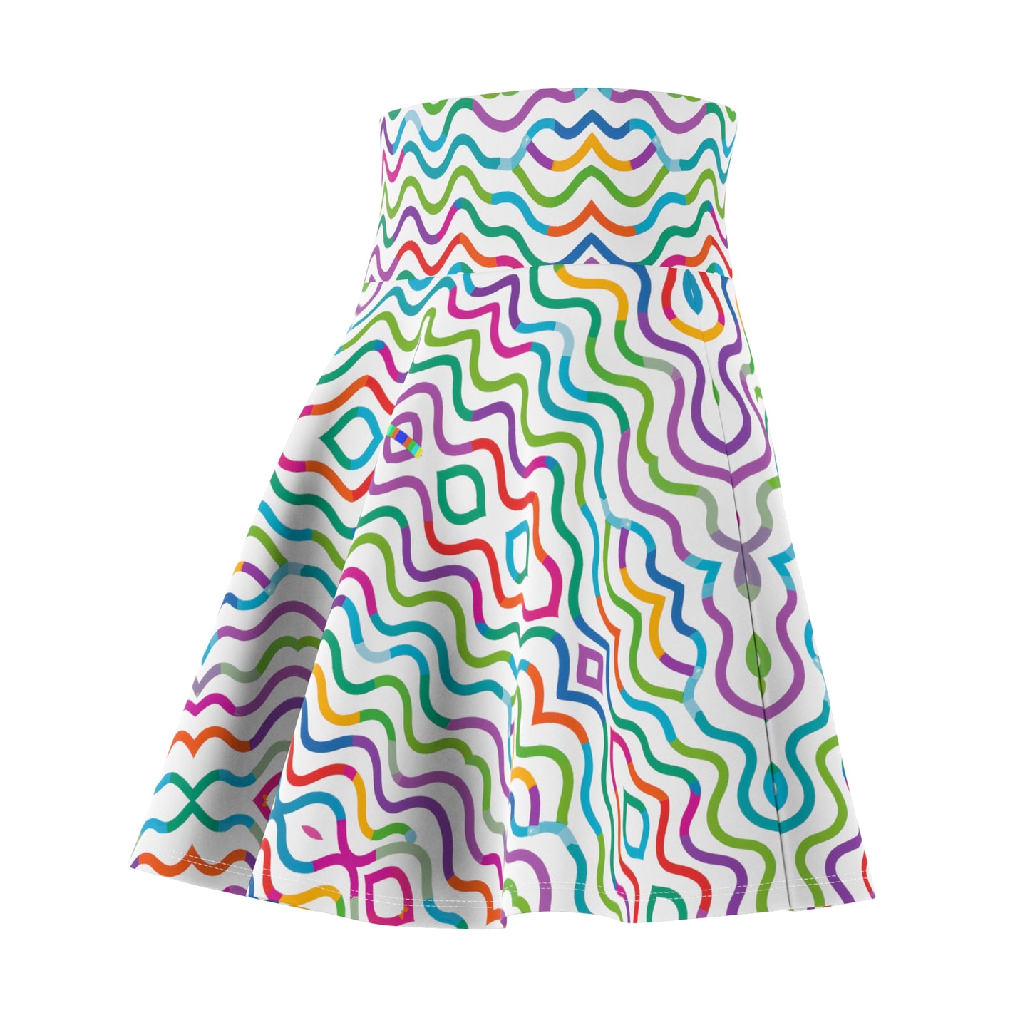 Women's Skater Skirt White
