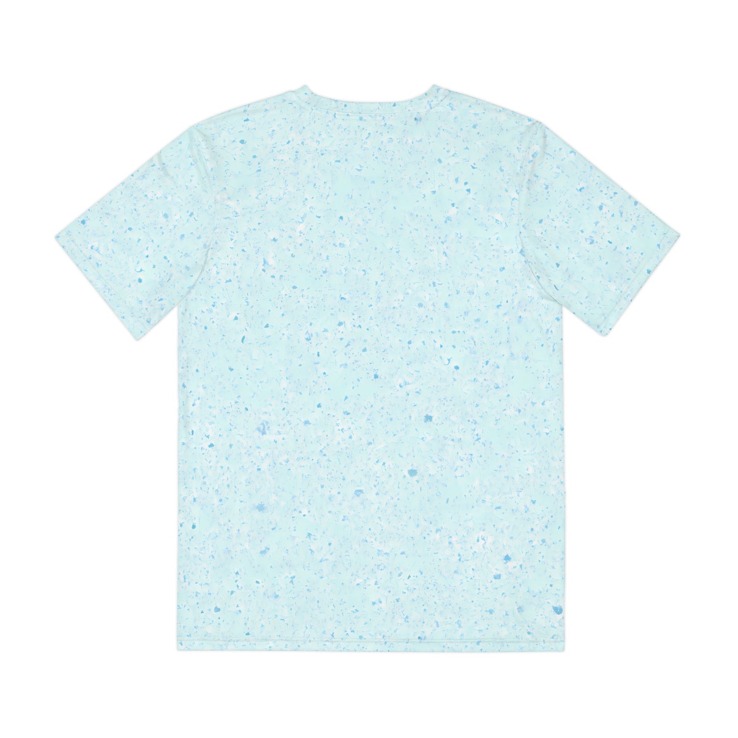 Men's Polyester Tee Blue Noice