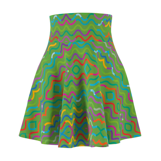 Women's Skater Skirt Green